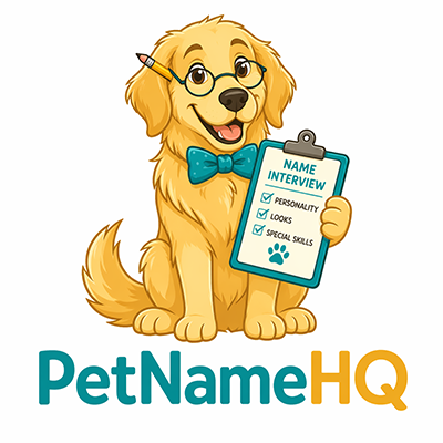 Scout the PetNameHQ mascot